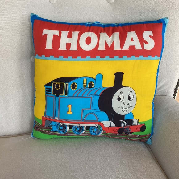 Mattel Thomas The Train Reversible to 2 Different Images Custom Made 16” Pillow - Picture 2 of 9